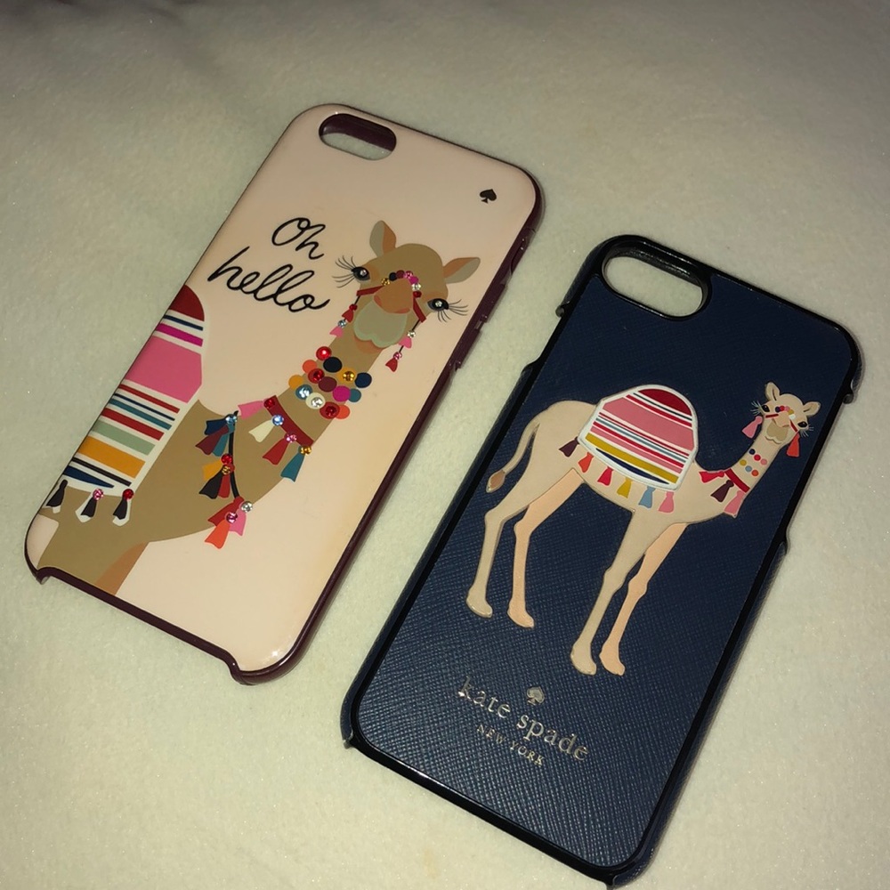 2 Kate spade camel iPhone 6/7/8 iPhone cases